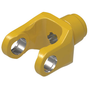 A-101-6906 Yoke, 1 3/8" - 6 Spline w/ Safety Slide Lock