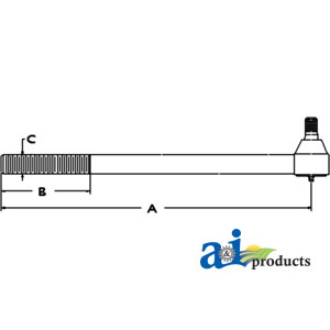 A-1028514M91 Tie Rod (LH)