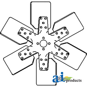 A-293691A1 Fan, 6 Blade