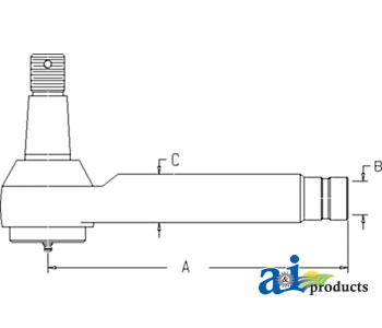A-RE161021 Tie Rod End (RH)