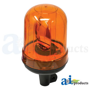 A-EPMRTFLX Rotating Beacon, Amber, Pipe Type
