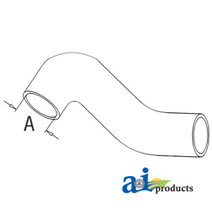 A-518179M91 Radiator Hose, Bottom