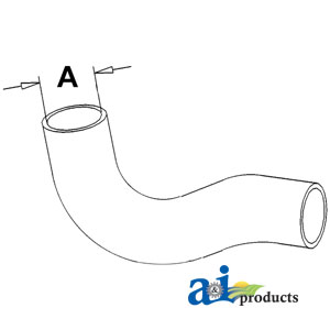 A-772165M3 Radiator Hose, Top