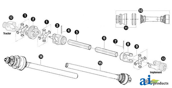 A-86513BH Outer Tube Yoke