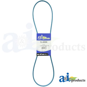 A-3L480K Aramid Blue V-Belt (3/8" X 48" )
