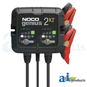 A-GENIUS2X2 NOCO 4A 2-Bank Battery Charger