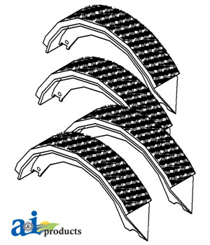 A-C7NN2218A Brake Shoes, Drum Type