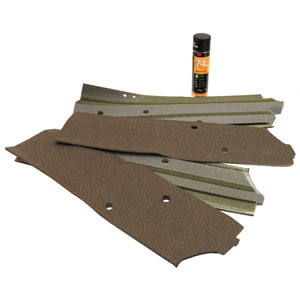 A-RE155149-B Kit, Cab Post Upholstry, Brown