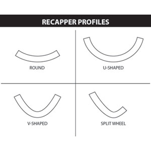 A-LJDR126SP Recapper- 3 Inch, 2 Per Set