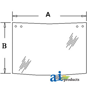 A-D129968 Glass, Rear, Center