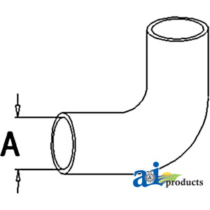 A-101963A Radiator Hose, Upper