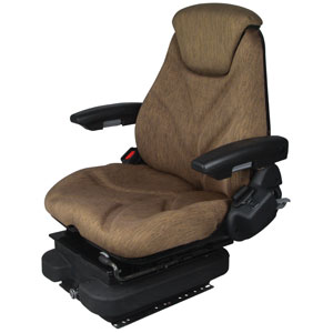 A-F20A5012 Seat, F20 Series, Low Pro Air Suspension, Brown Cloth