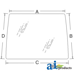 A-86511795 Glass, Front Windshield