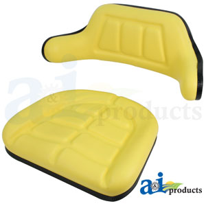 A-W103YL Seat Cushion Set, Wrap Around, Yellow