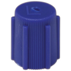 A-CP0131 13mm Blue R-134a Low Side Valve Port Cap OEM & Aftermarket (5 pack)