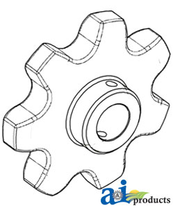 A-71311148 Sprocket, Raddle