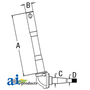 A-D4NN3106A Spindle (LH)