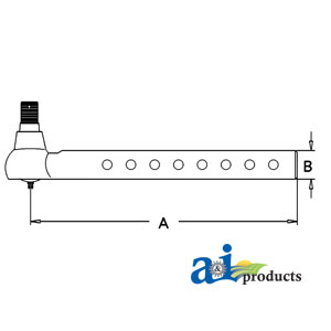 A-A43374 Tie Rod End, Long