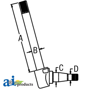 A-1675753M91 Spindle (RH)
