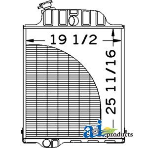 A-AR61880 Radiator
