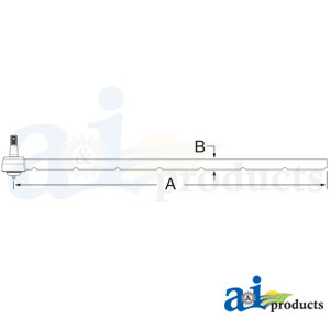 A-82981599 Tie Rod End, Outer, RH
