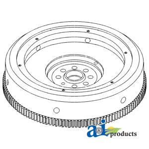 A-1808413C92 Flywheel w/ 3218637R1 Ring Gear