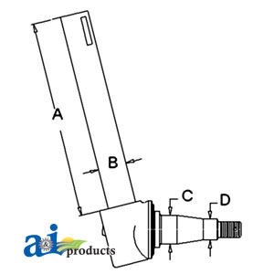 A-3697028M91 Spindle (LH)