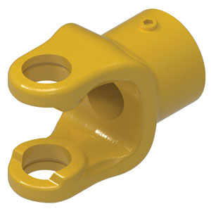 A-800-7635 Implement Yoke, Round Bore w/ Setscrew