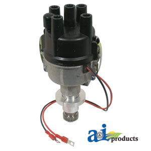 A-107304C91-12V Distributor, New, Electronic Ignition, 12 Volt Negative Ground