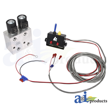 A-18550 Hyd. Multiplier, 2 Circuit Switchbox w/o Couplers, 12VDC
