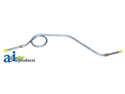 A-58366DX Fuel Line, Strainer To Carburetor w/ Nuts