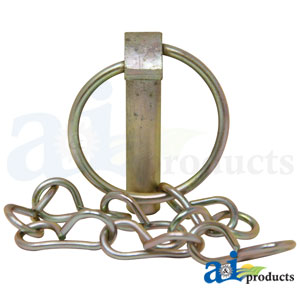 A-PN107C Lynch Pin, w/ Chain .437" (5 pk)