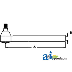 A-3764286M1 Tie Rod w/ Tube