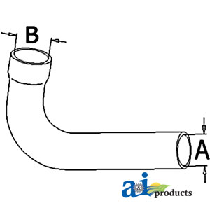 A-70235356 Radiator Hose, Lower