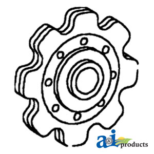 A-1689940W1 Sprocket, Idler