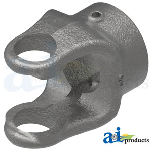 A-806-0520 Round Bore Implement Yoke (w/ Double Keyway & Set Screw)