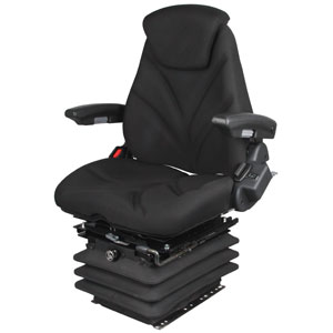 A-F20A7030 Seat, F20 Series w/ Isolator, Air Suspension, Black Cloth