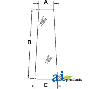 A-R52880 Glass, Door, Front (RH)