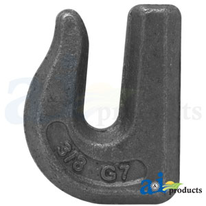 A-WH38 Hook, Weld On Chain, 3/8
