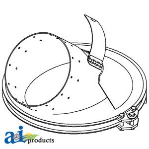 A-71333439 Auger, Unloading, Collar Assembly