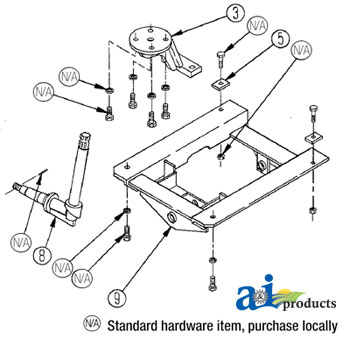 A-7456 Spindle, (check dimensions on a previous page)