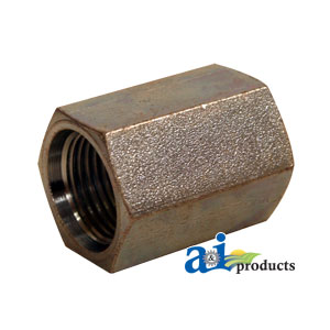 A-43C39 Special Straight Solid Female ORB X Female ORB Adapter, 2 pack