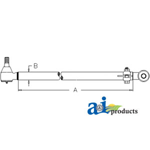 A-E3NN3304BA Tube, Drag Link w/ End