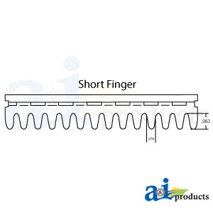 A-AH99749 Chaffer, Top; Short Finger
