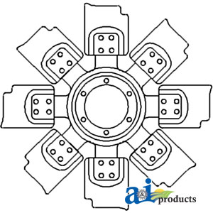 A-AR94950 Fan, 8 Blade