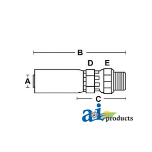 A-MBX-16-16 (HC-MBX) Male O-Ring Boss - Swivel