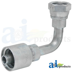 A-F-DL9008-15-22-W Din Light 24 degree Seat 90 degree Female Swivel O-Ring