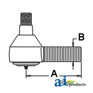 A-3595527M91 Cylinder End, Steering
