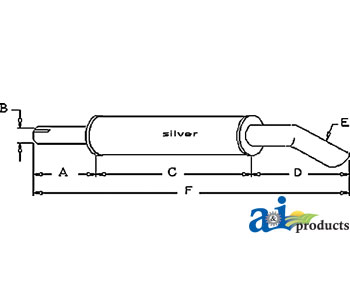 A-539525M91 Muffler