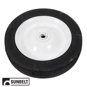 A-B1SB3460 WHEEL-DECK, 7X1.5, RIBBED, STEEL-WHITE